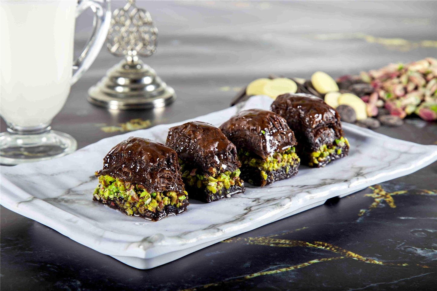 Chocolate Baklava Tray (36 pcs)
